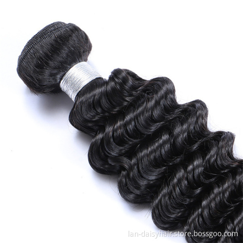 peruvian  human hair good supplier hair extension human cheap deep wave hair extension
